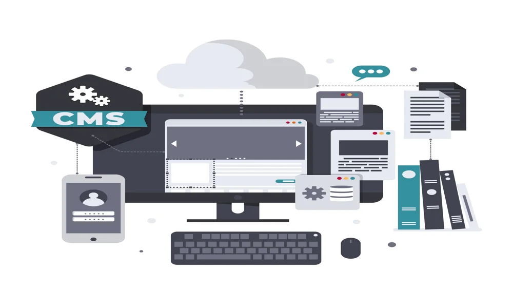 SEO optimalizace webu v redakčním systému – vývojář analyzuje kód webové stránky pro lepší pozice ve vyhledávačích.