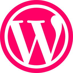 Ikona WordPress rúžová