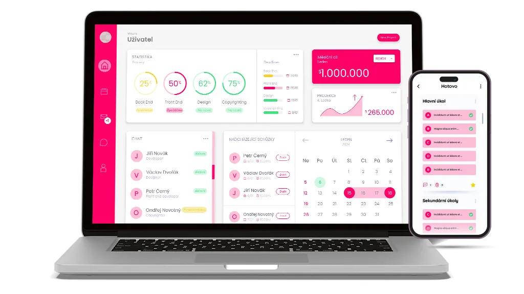 Informační systémy na míru úvodní banner