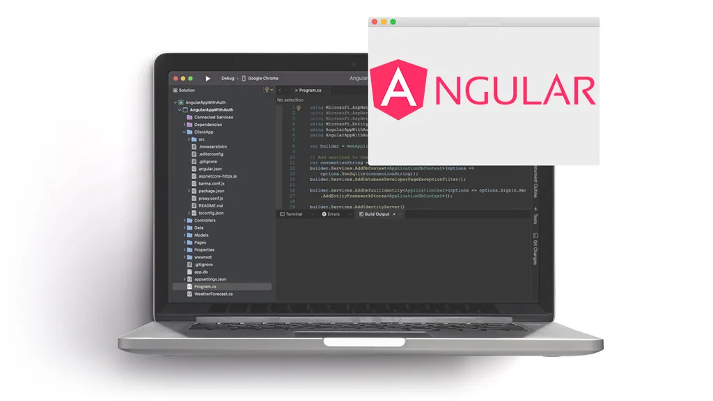 Programátor angular úvodní banner 