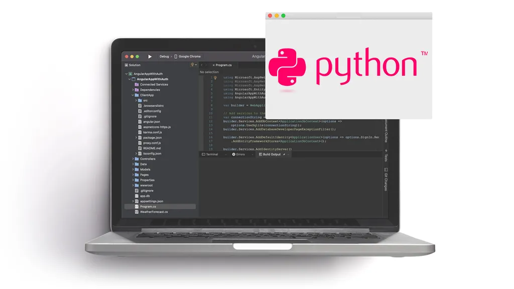 Programátor python úvodní banner