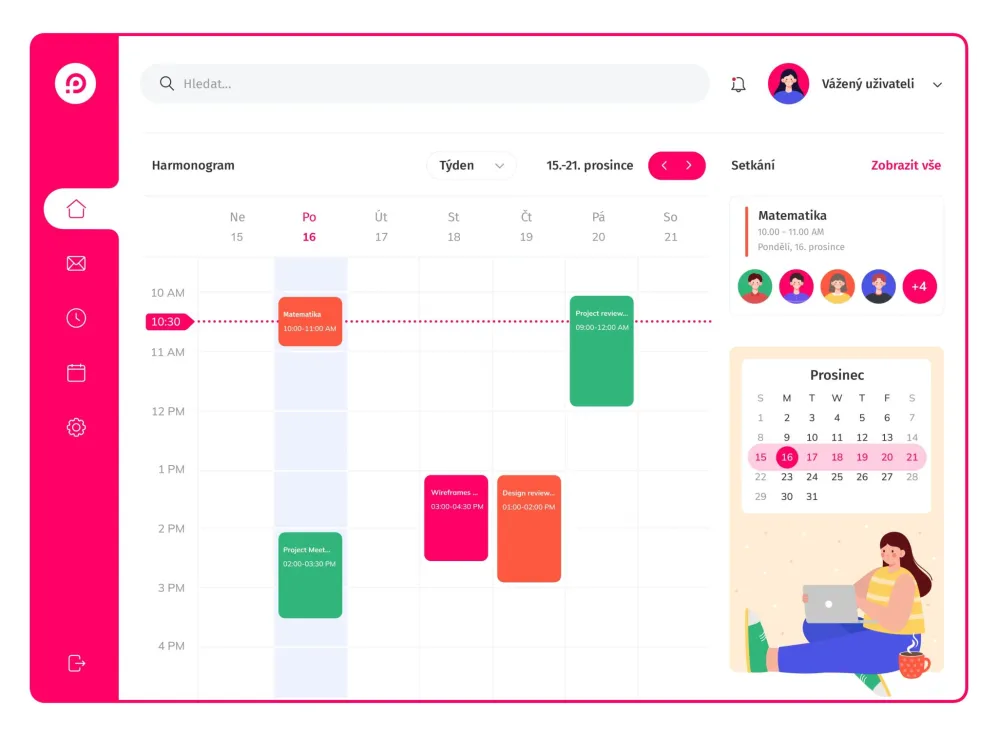 Tvorba webových stránek pro školy funkce