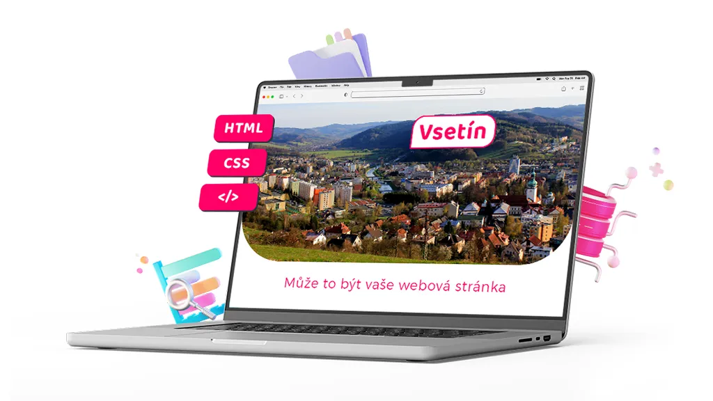 Tvorba webových stránek Vsetín úvodní banner