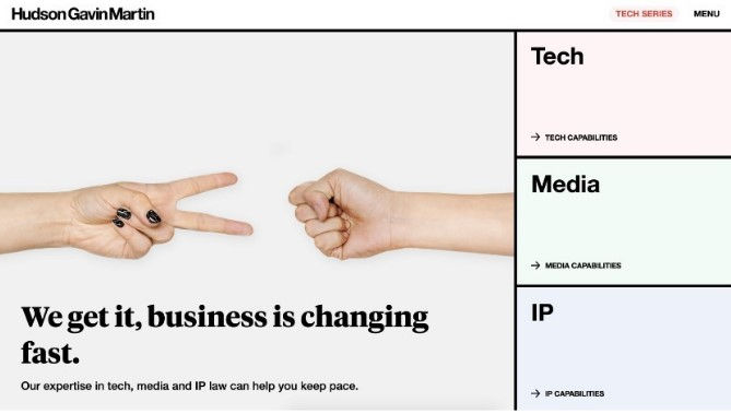 Web design geometrické prvky