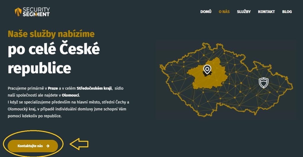 CTA na webové stránce