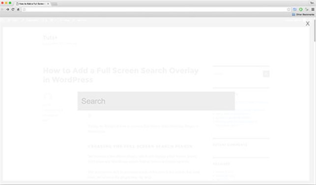 WordPress vyhledávač