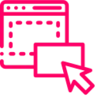 ikona drag and drop builders