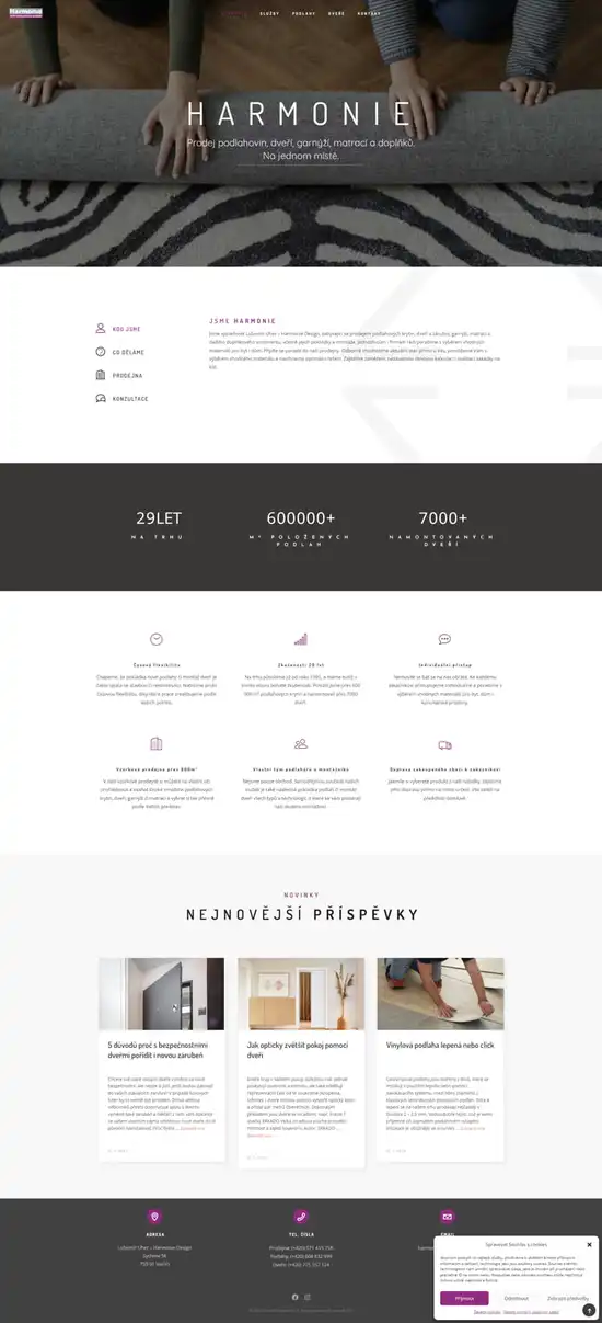 Reference weby Harmonie