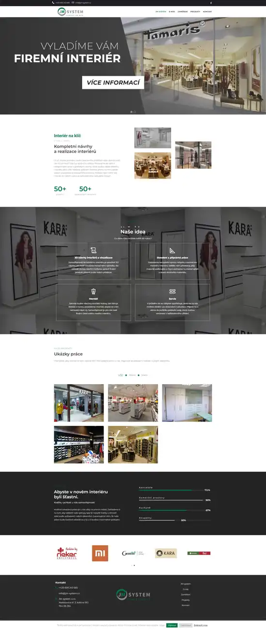 Reference weby JM systém