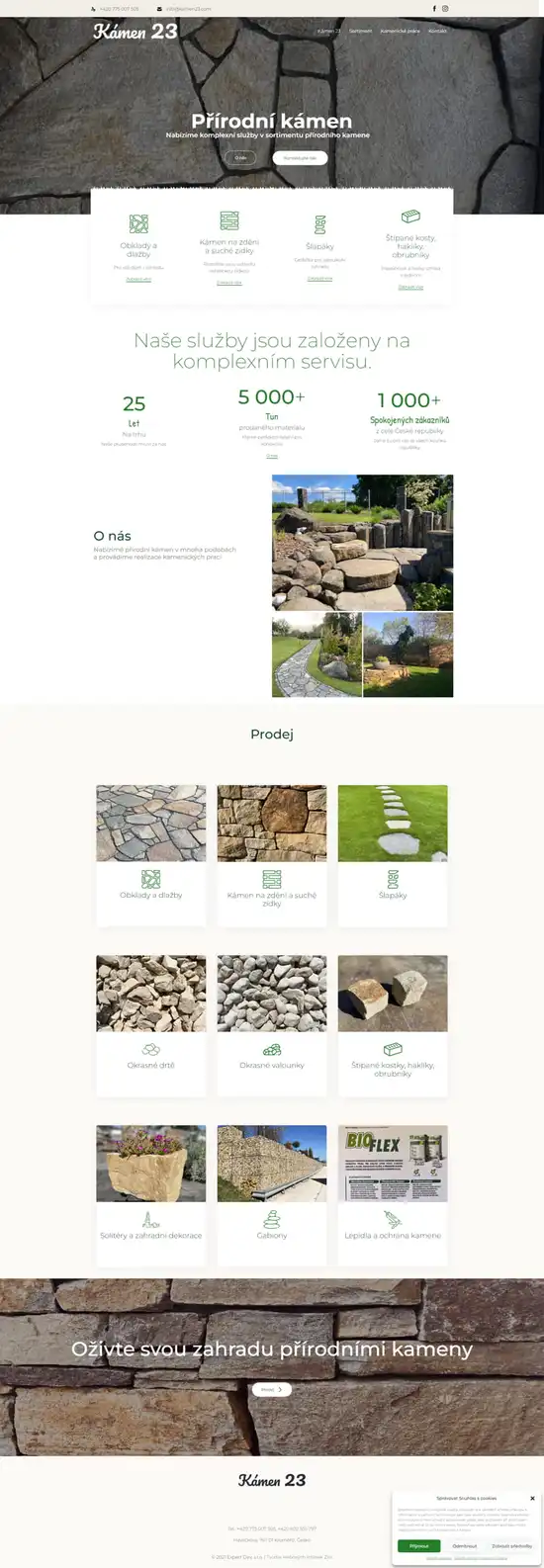 Reference weby Kámen 23