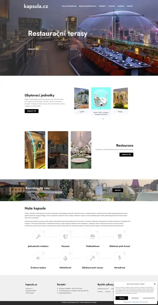 Reference weby Kapsula