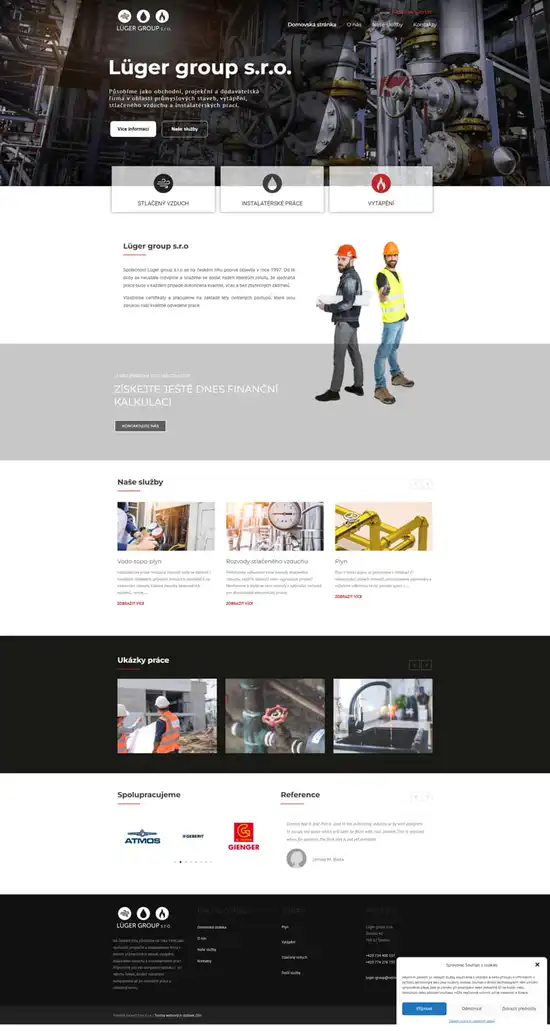 Reference weby Lüger group s.r.o