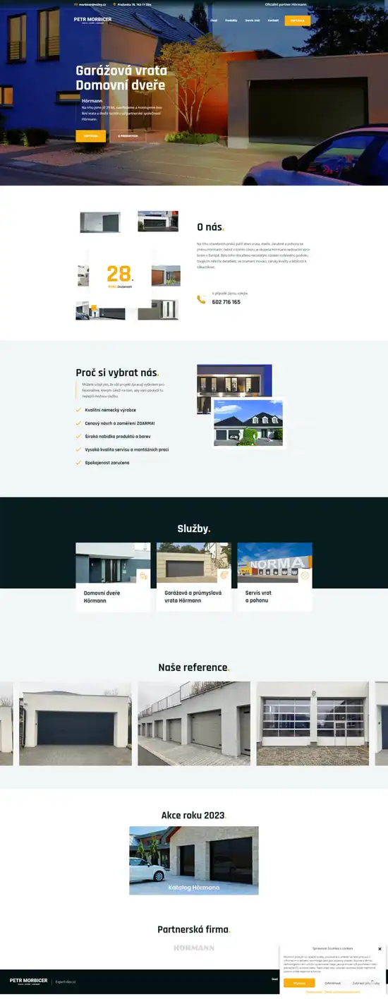 Reference weby Petr Morbicer