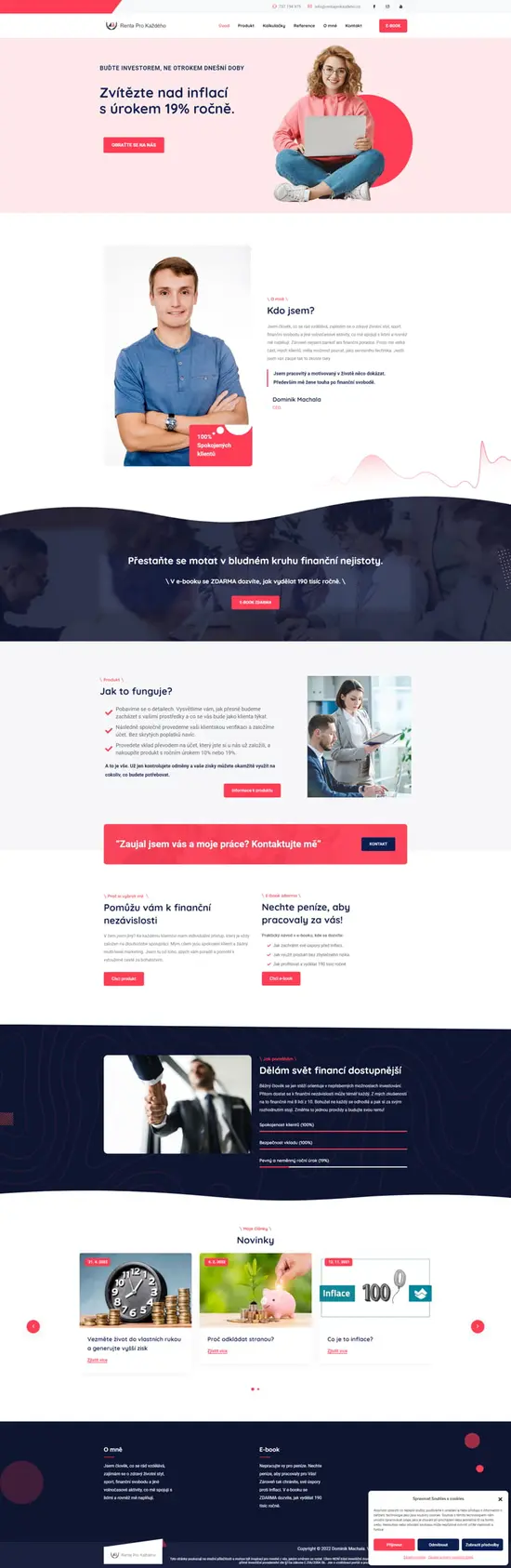 Reference weby Renta pro každého