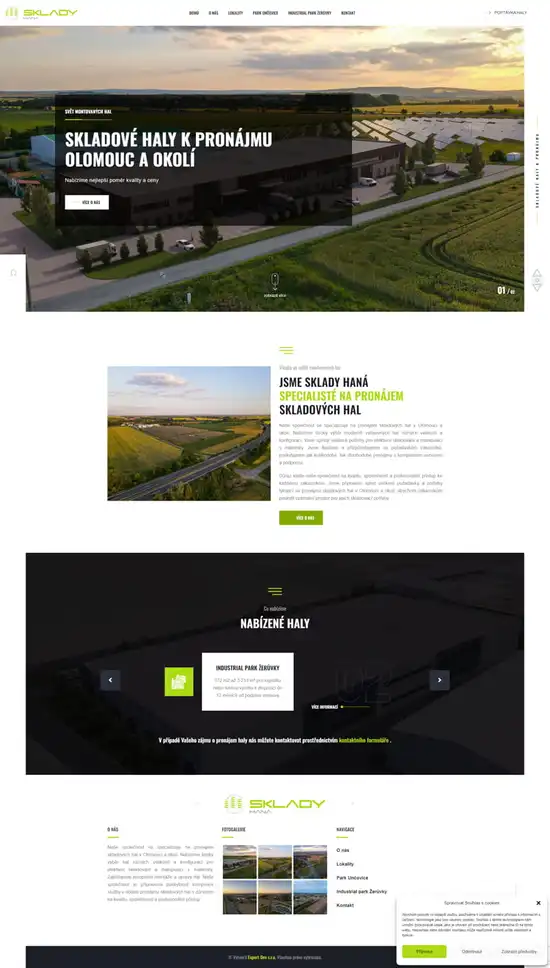 Reference weby Sklady Haná