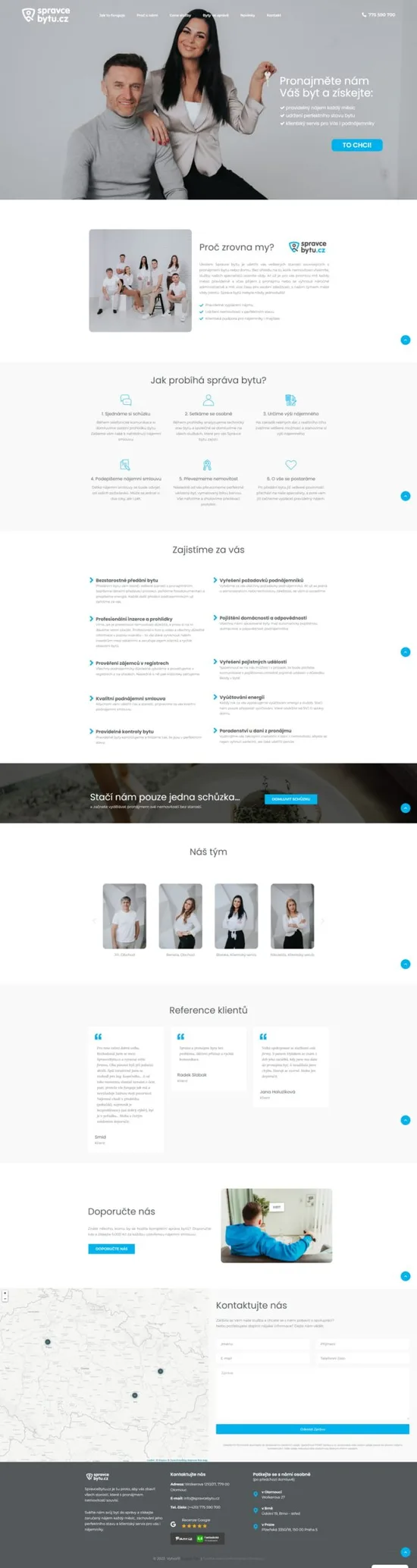 Reference weby Správce bytu