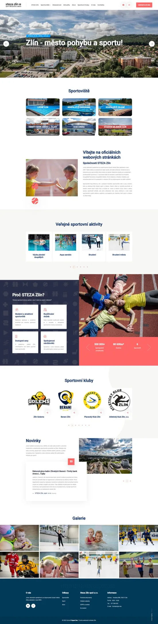 Reference weby Steza Zlín