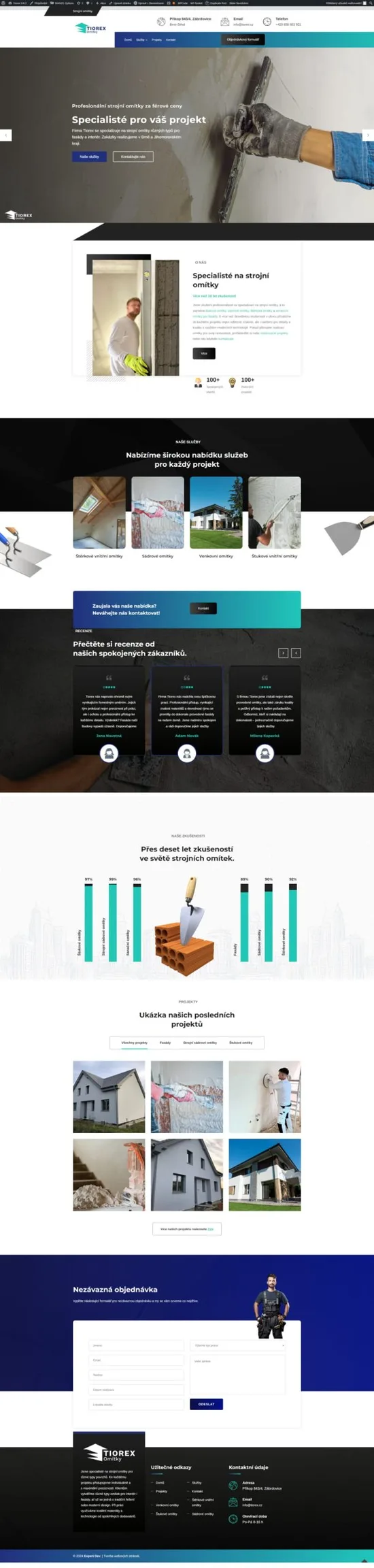 Reference weby Tiorex