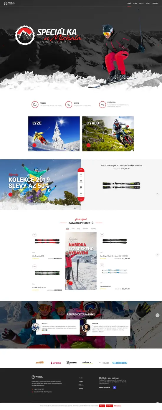 Refernece e-shopy Speciálka u Michala