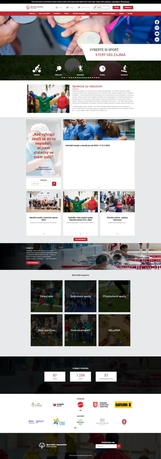 Refernece weby Special olympics