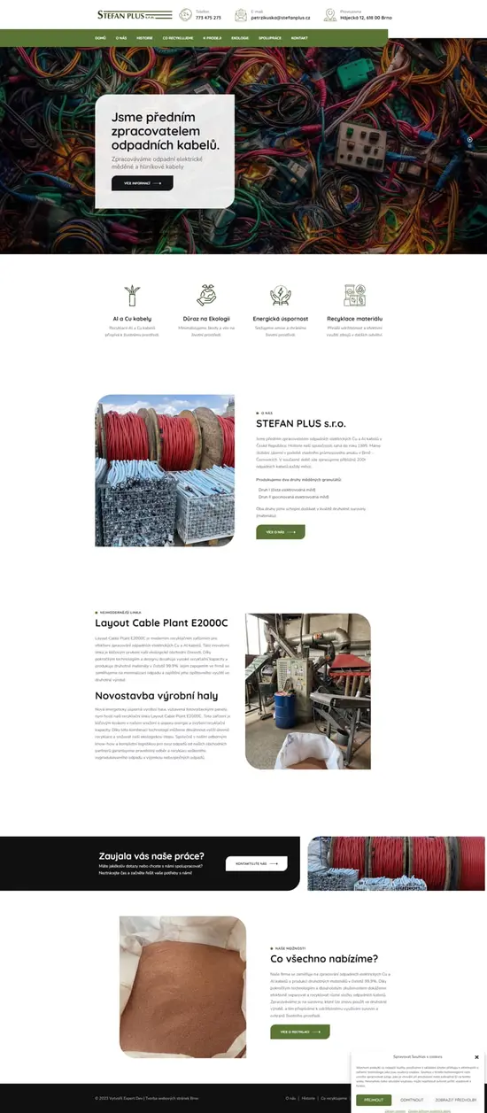 Refernece weby Stefan plus s.r.o.