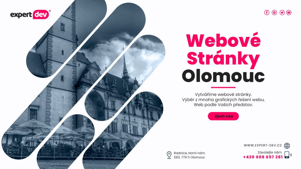 Tvorba webových stránek Olomouc - radnice Horní náměstí
