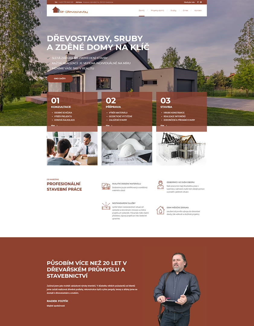 Reference - RF-drevostavby