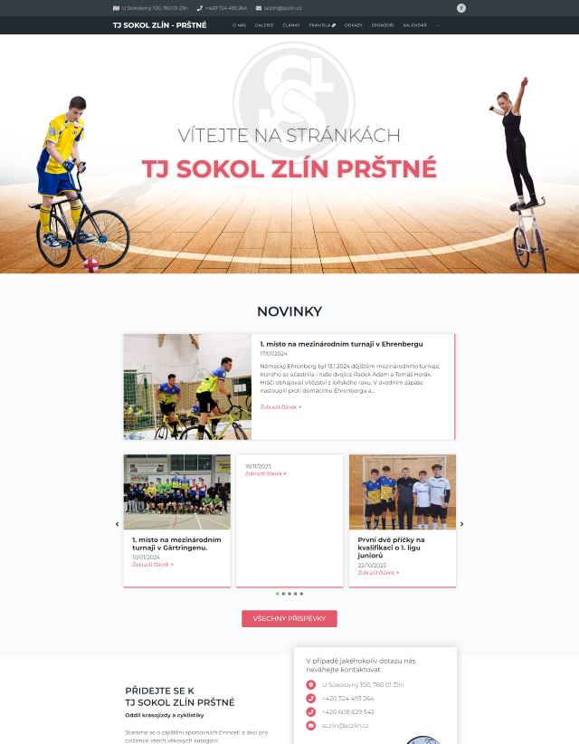Reference - TJ Sokol Zlín Prštné